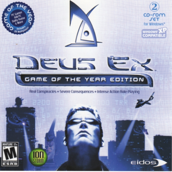 Обложка альбома «Deus Ex: Game of the Year Edition Soundtrack» (различных исполнителей, 2001)