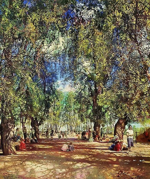 Бродский И. Аллея в парке. 1930