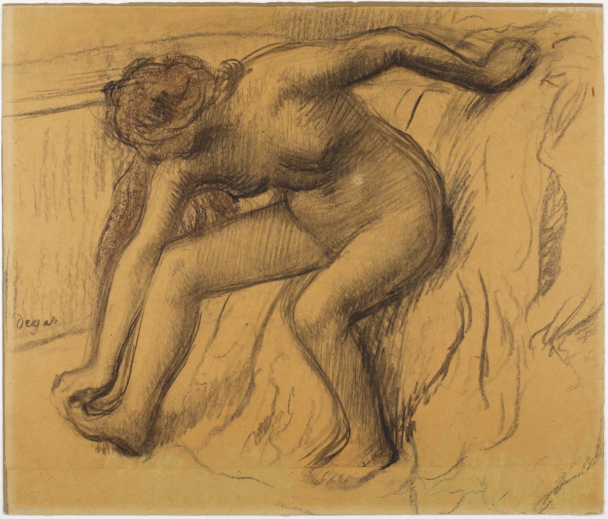 Degas - После ванны. Конец 1880-х — начало 1890-х гг.jpg