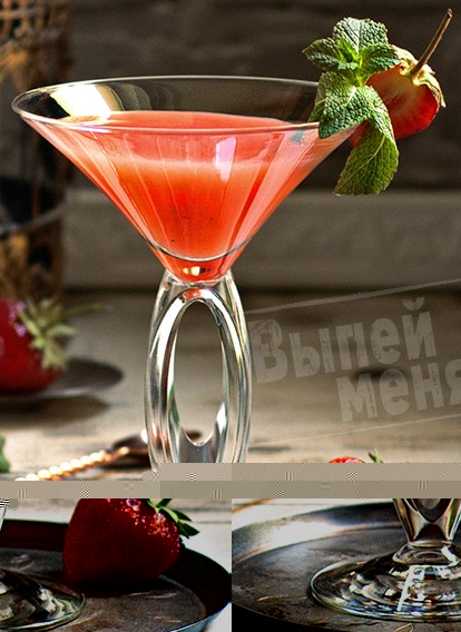 Клубничный коктейль с ромом — Циклопедия
