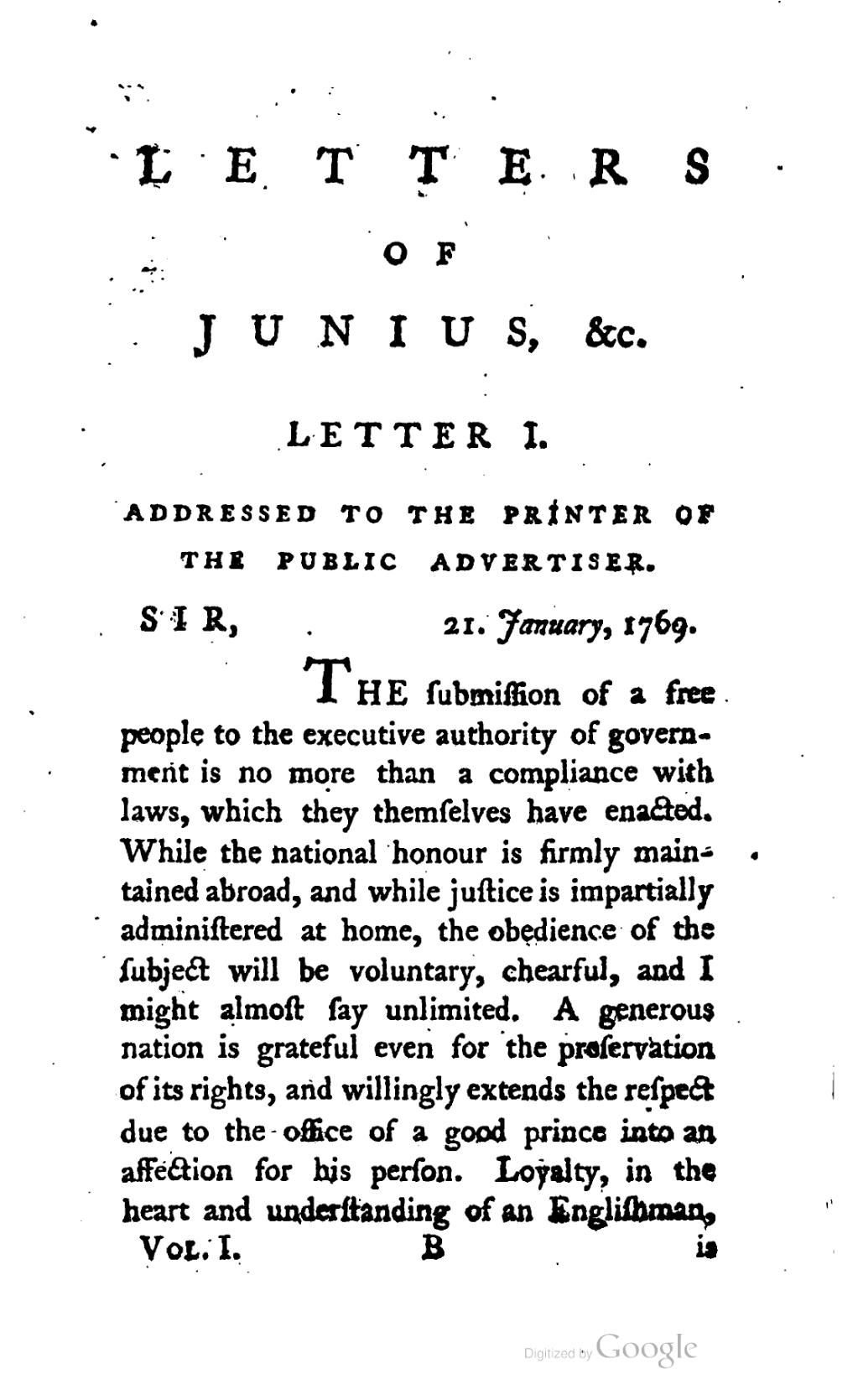 Letters of Junius, volume 1 (Woodfall, 1772).jpg