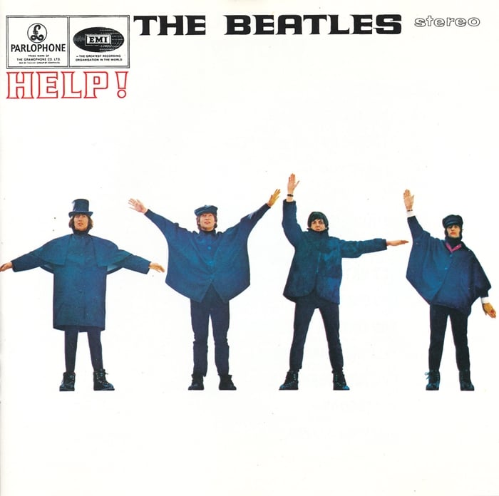 Обложка альбома «Help!» (The Beatles, 1965)