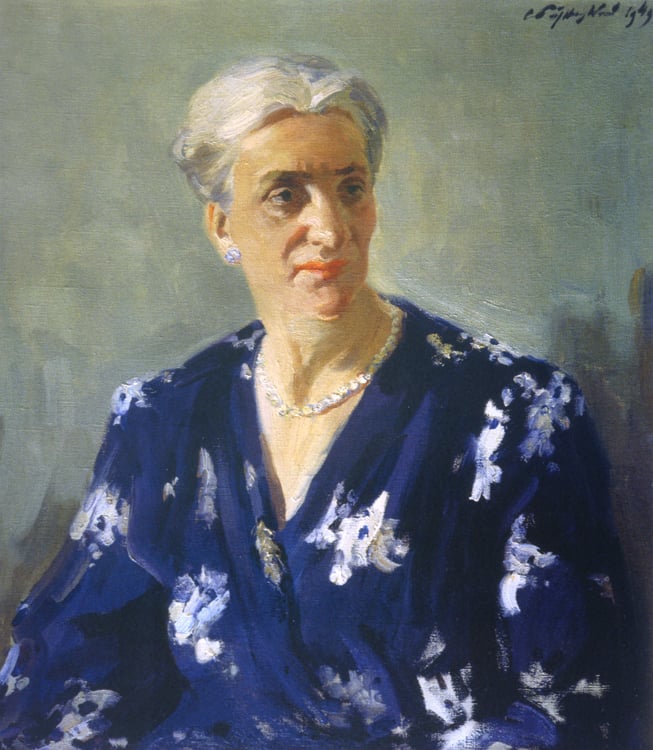 Ротницкий С. Портрет И. Ф. Шаляпиной. 1949