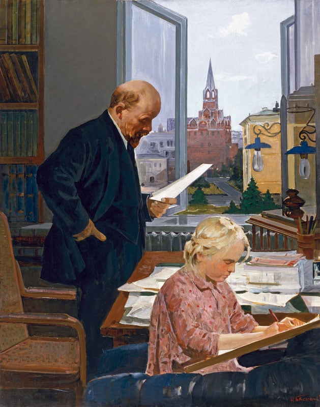 Баскаков Н. Ленин в Кремле. 1960