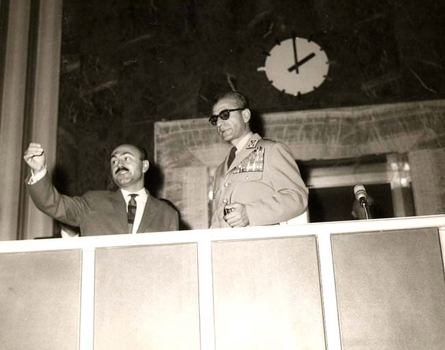 Гейдар Гиайи-Шамлу и Мохаммед Реза Пехлеви, 1963 год