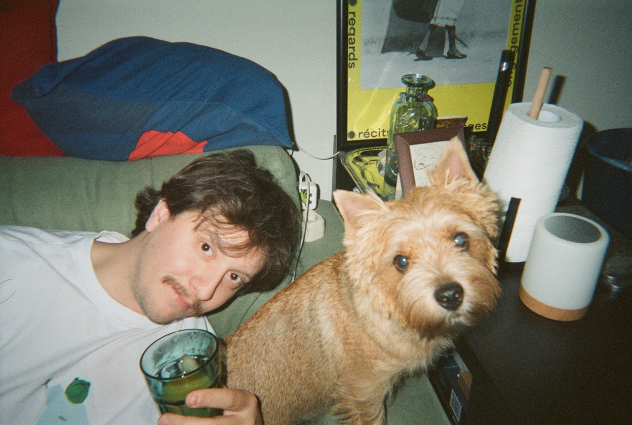 George Buzhba with his dog.jpg