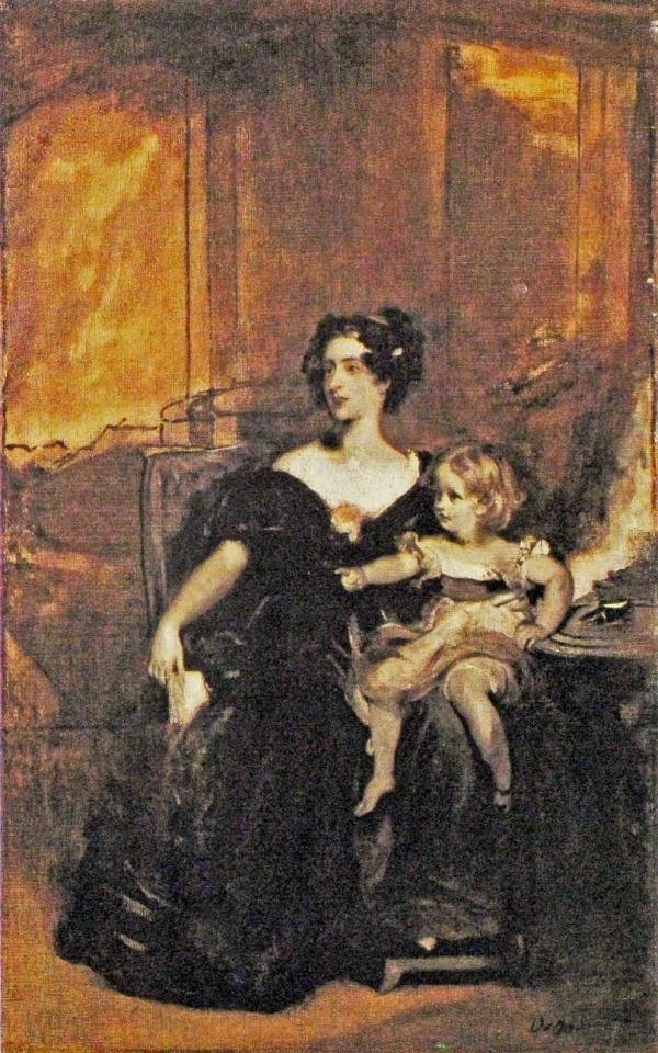 Degas - Portrait of Lady Gower and Her Daughter, 1868-1870.jpg