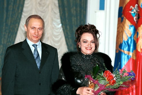 Надежда Кадышева и Владимир Путин
