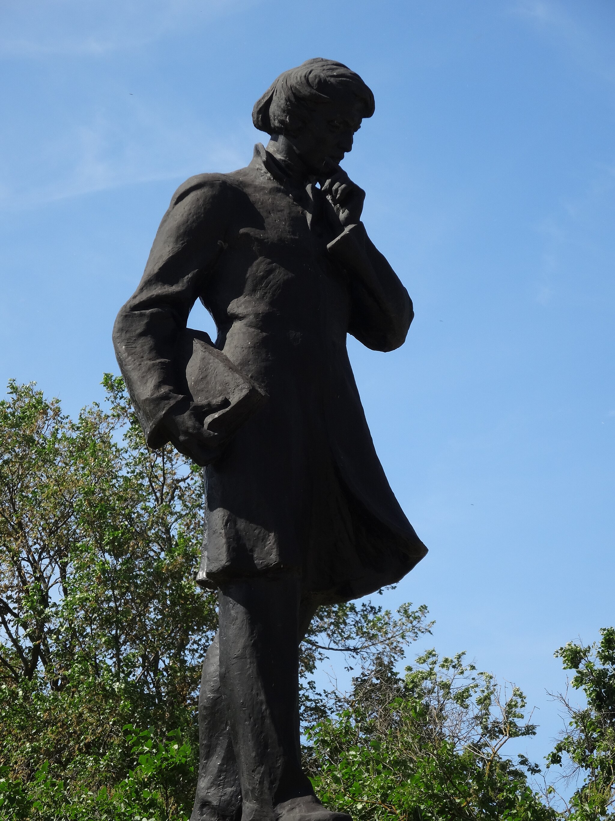 Памятник Белинскому в центре города Белинский