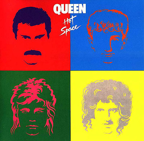 Обложка альбома «Hot Space» (Queen, 1982)