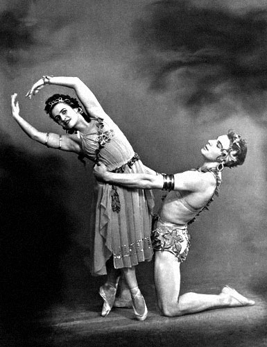 Борис Брегвадзе и Фея Балабина в балетной картине «Вальпургиева ночь» (опера «Фауст» Ш. Гуно)