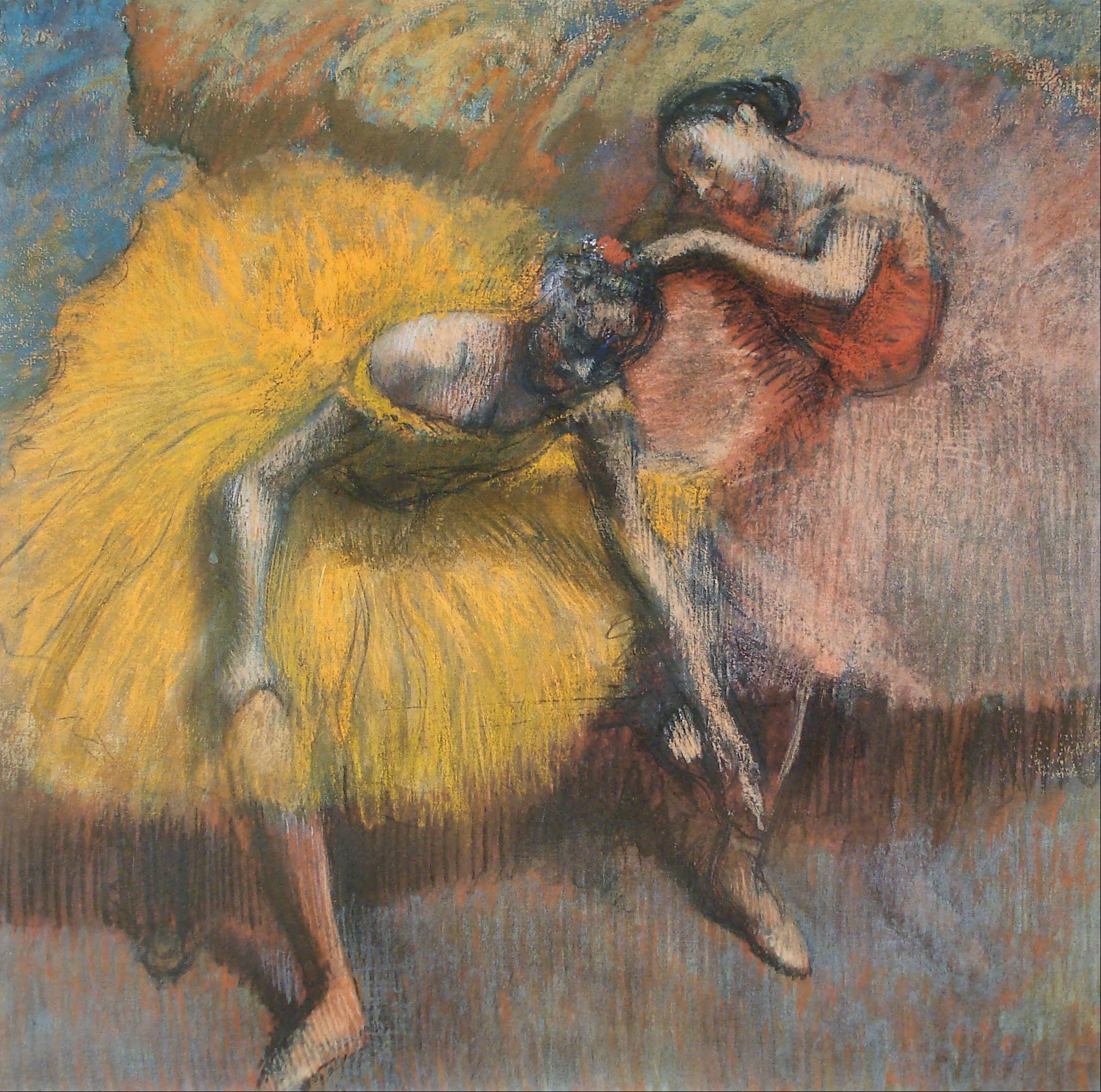 Edgar Degas - Deux danseuses jaunes et roses - Google Art Project.jpg