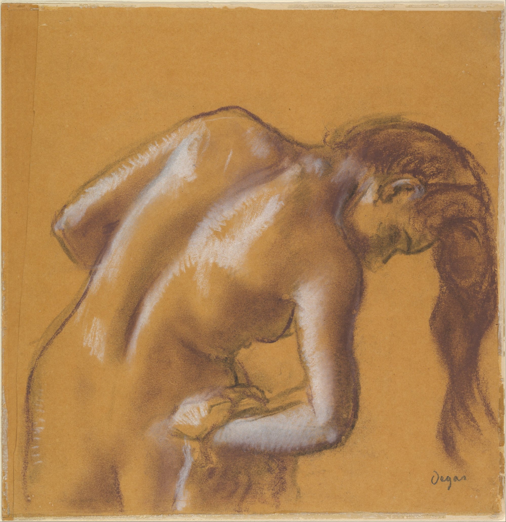 Naked Woman Drying Herself 1073.jpg