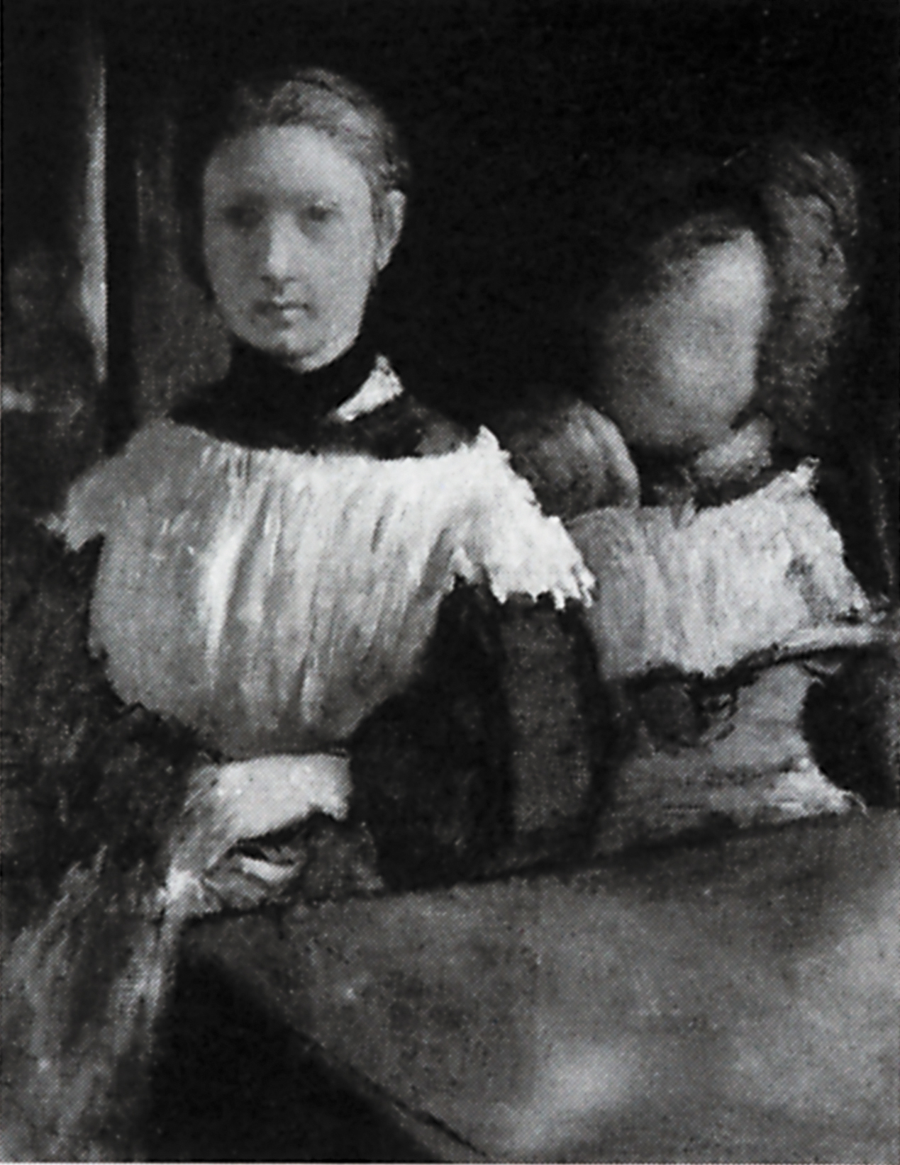 Degas - Giovanna and Guilia Bellelli, Circa 1858.jpg