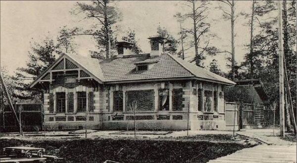 Ростокинская полуказарма. Общий вид. 1907 г.