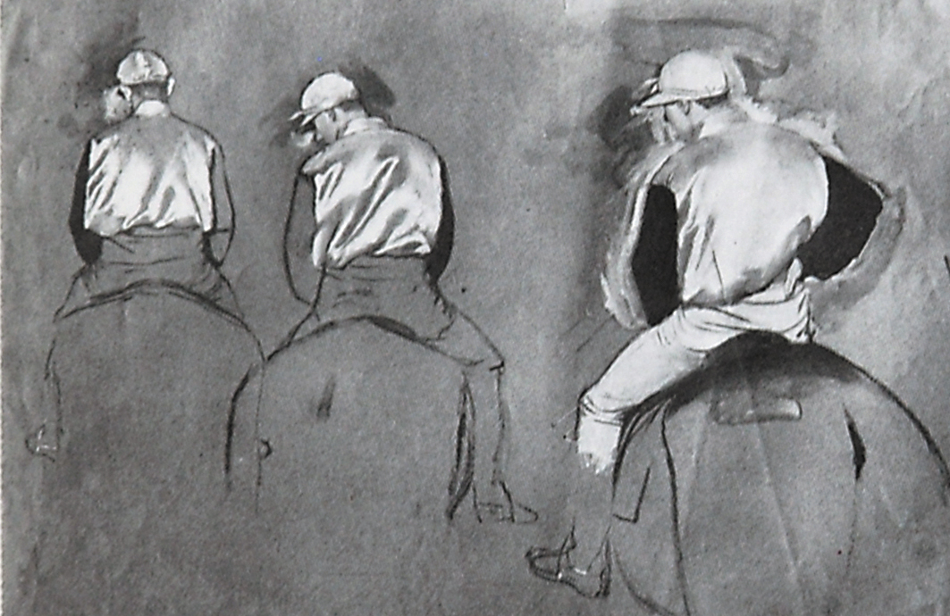 Degas - Three Jockeys, 1866-1872.jpg