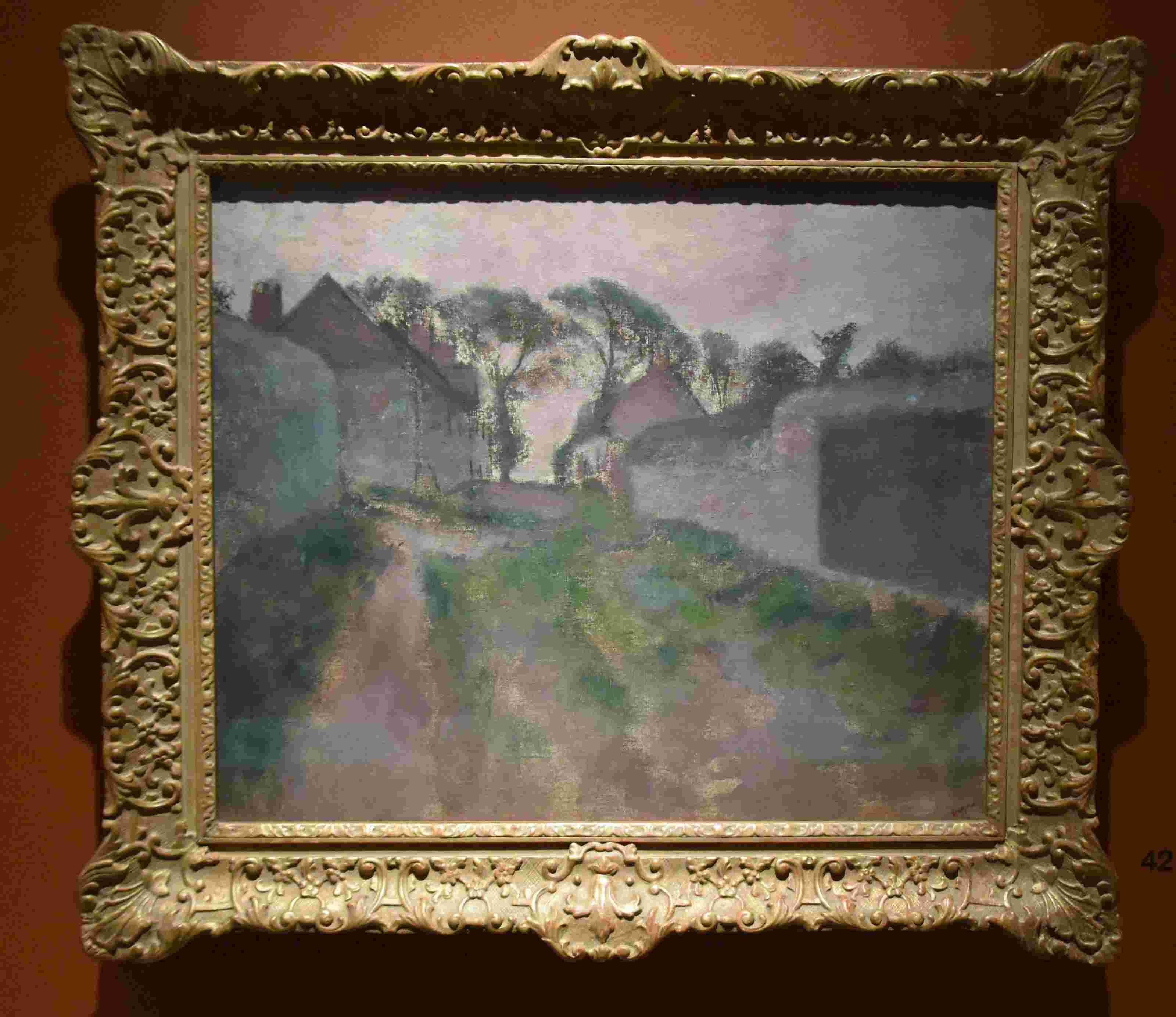 Degas, Village Street, Saint-Valery-sur-Somme, 1896-98, Ny Carlsberg Glyptotek, Copenhagen (36420016015).jpg