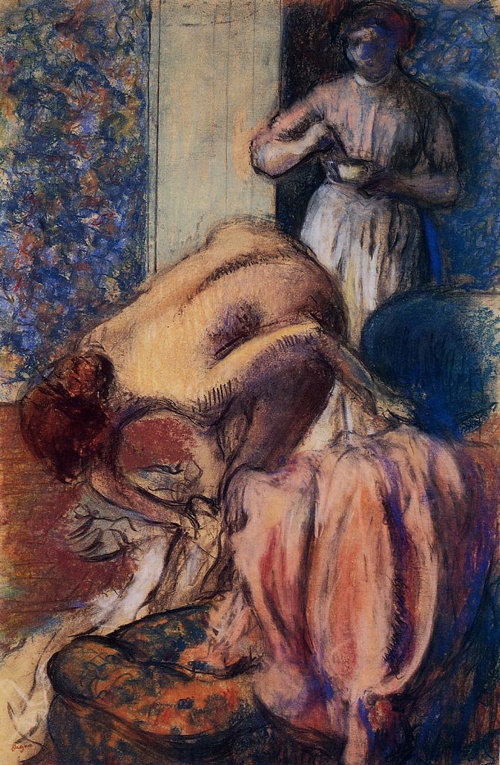 Degas - Breakfast after Bathing, circa 1894.jpg