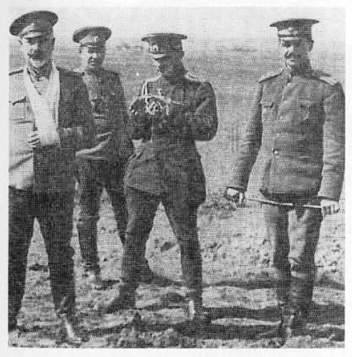 Файл:Деникин в марте 1916 года после ранения, Первая мировая война.png