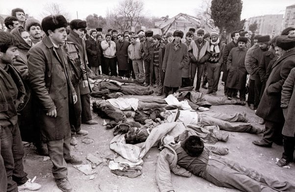 Убитые во время погрома бакинские армяне (январь 1990 года)