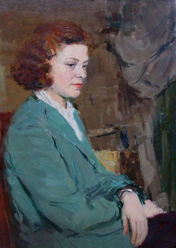 Штейнмиллер Н. Портрет неизвестной. 1953