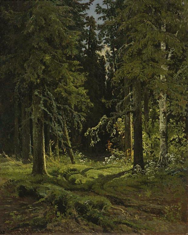 Лесной пейзаж. 1878