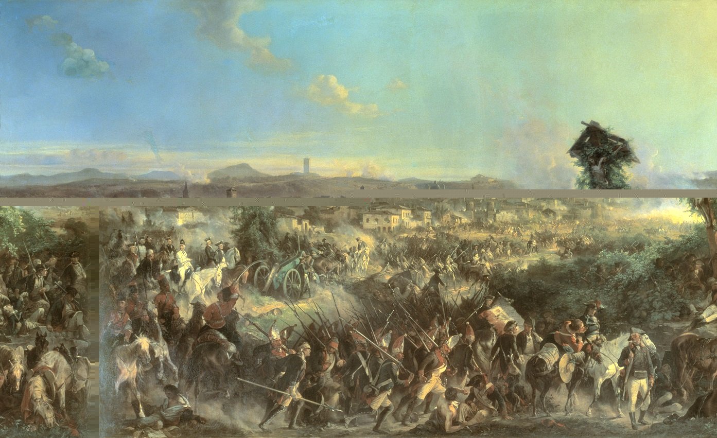 Сражение при Нови. А. Коцебу. 1858 год