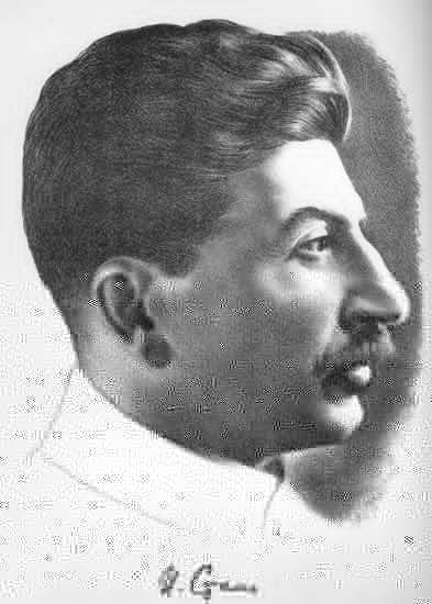 Портрет Сталина. 1955 г.