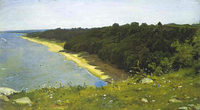 На берегу моря. 1889—1890
