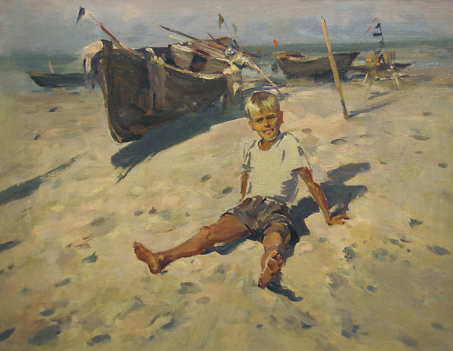 Русов Л. У моря. 1955