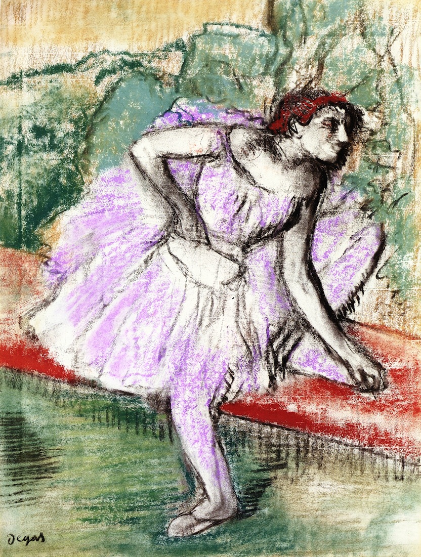 Degas - Violet Dancer, circa 1895-1898.jpg