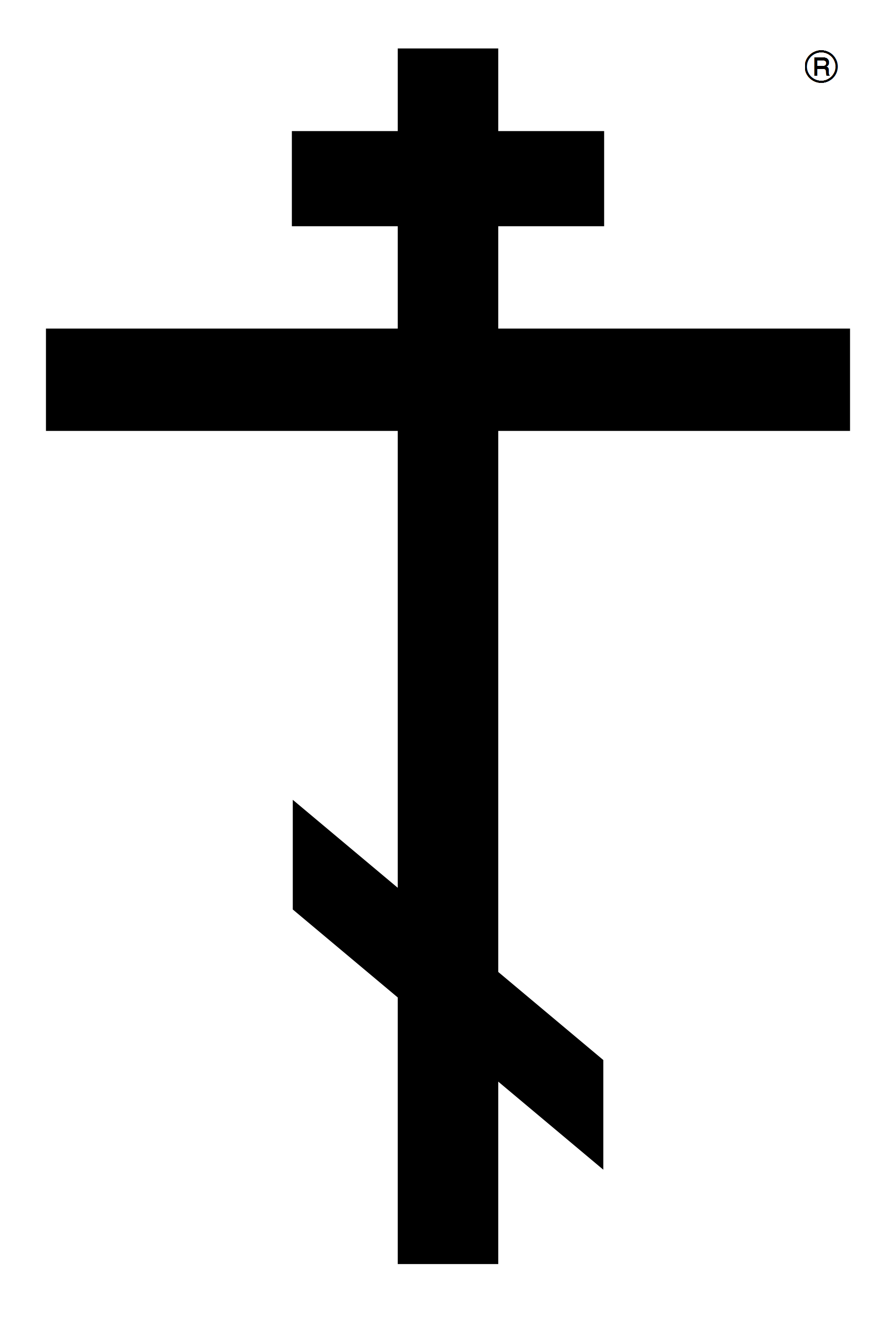 Файл:OrthodoxCross(black,contoured).png