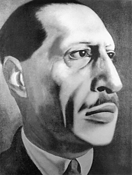 Портрет композитора Игоря Стравинского. 1933 г.