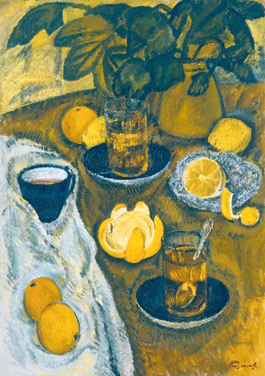 Румянцева К. Натюрморт с апельсинами. 1990
