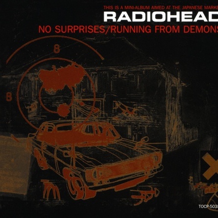 Обложка альбома «No Surprises/ Running from Demons» (Radiohead, 1997)