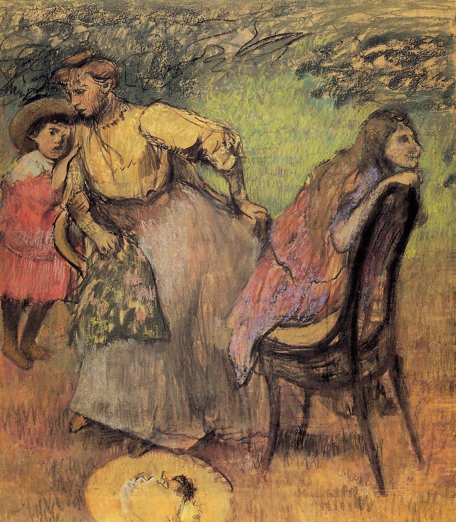 Degas - Madame Alexis Rouart and Her Children, circa 1905.jpg