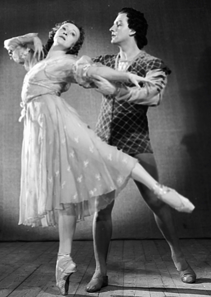 Галина Уланова и Юрий Жданов в балете С. Прокофьева «Ромео и Джульетта», 1954