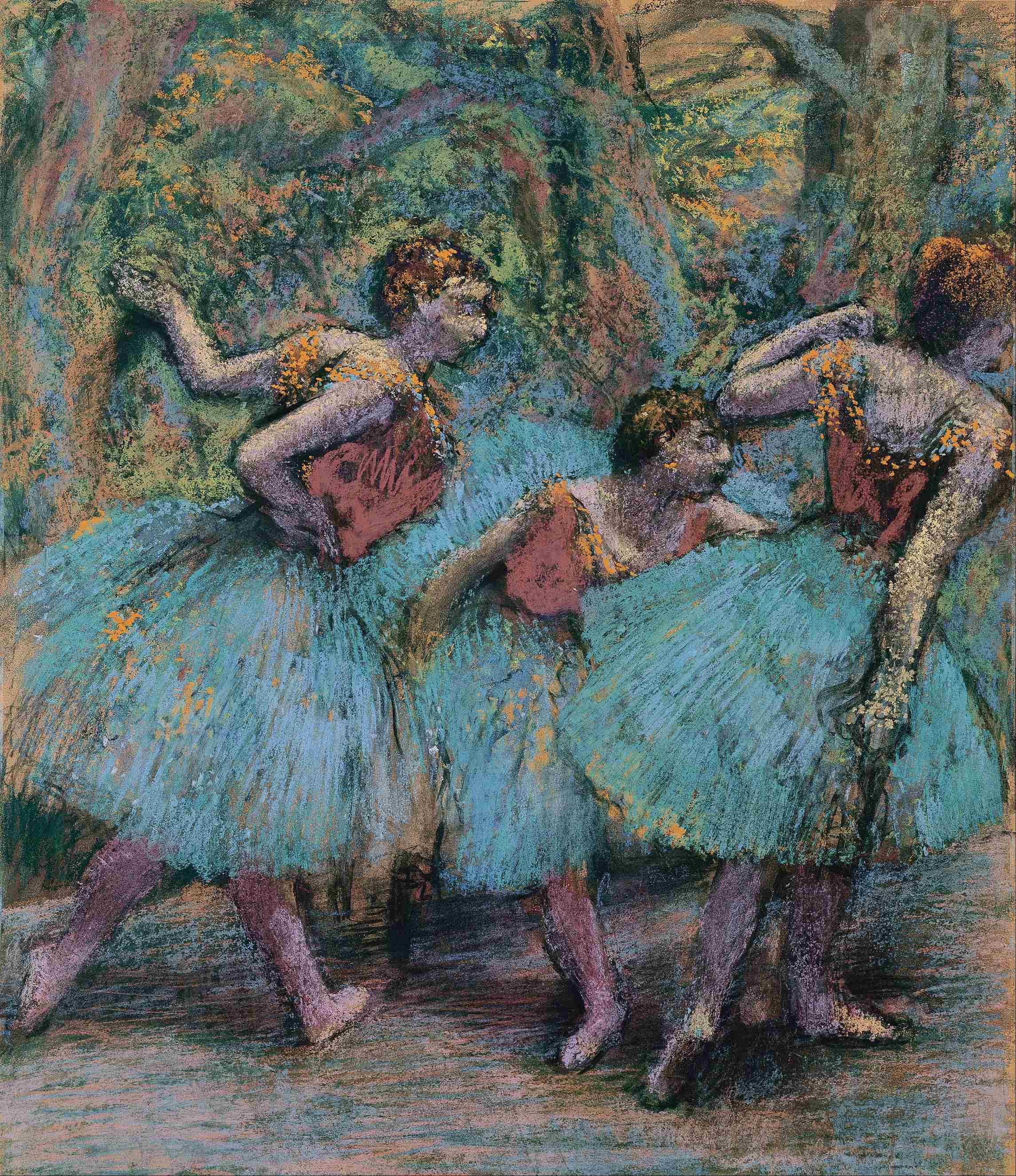 Edgar Degas - Three Dancers (Blue Tutus, Red Bodices) - Google Art Project.jpg