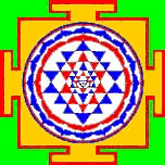 Рис. 1. Шри Янтра с центральной звездой «мягкого» типа