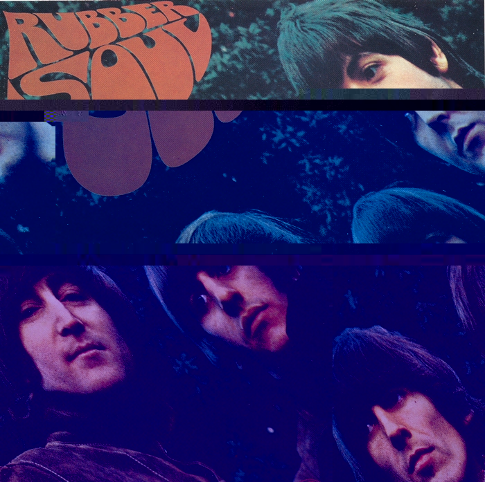 Обложка альбома «Rubber Soul» (The Beatles, 1965)