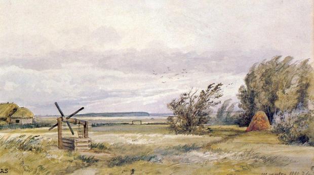 Шмелёвка. Ветреный день. 1861