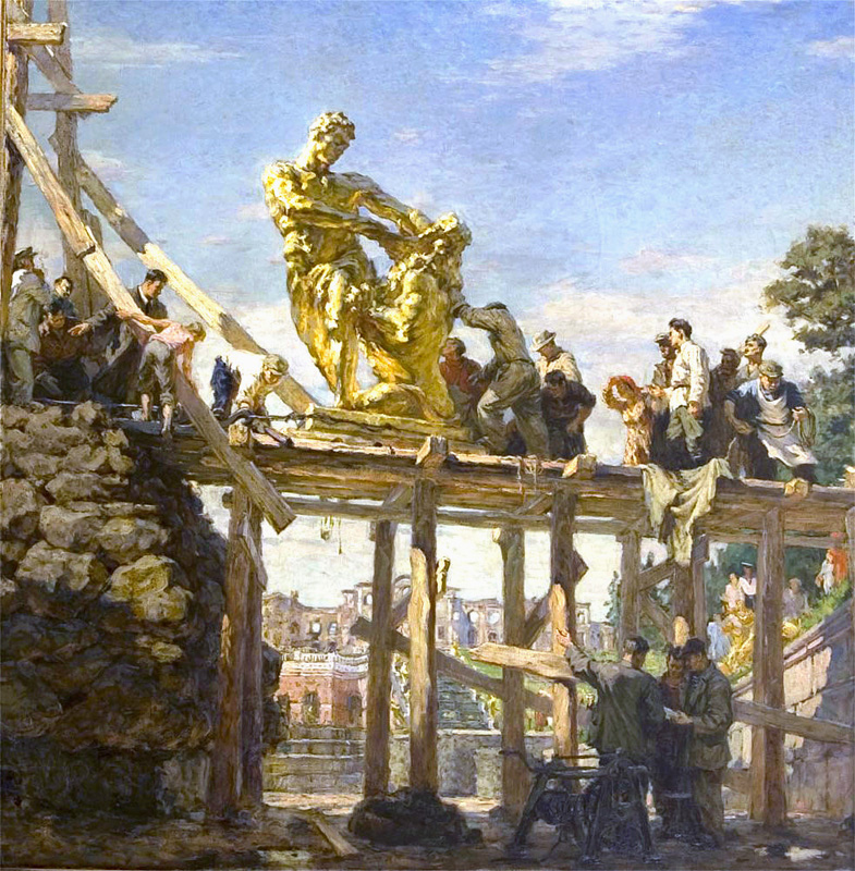 Файл:Соколова-Восстановление фонтана Самсон в Петродворце-49.jpg