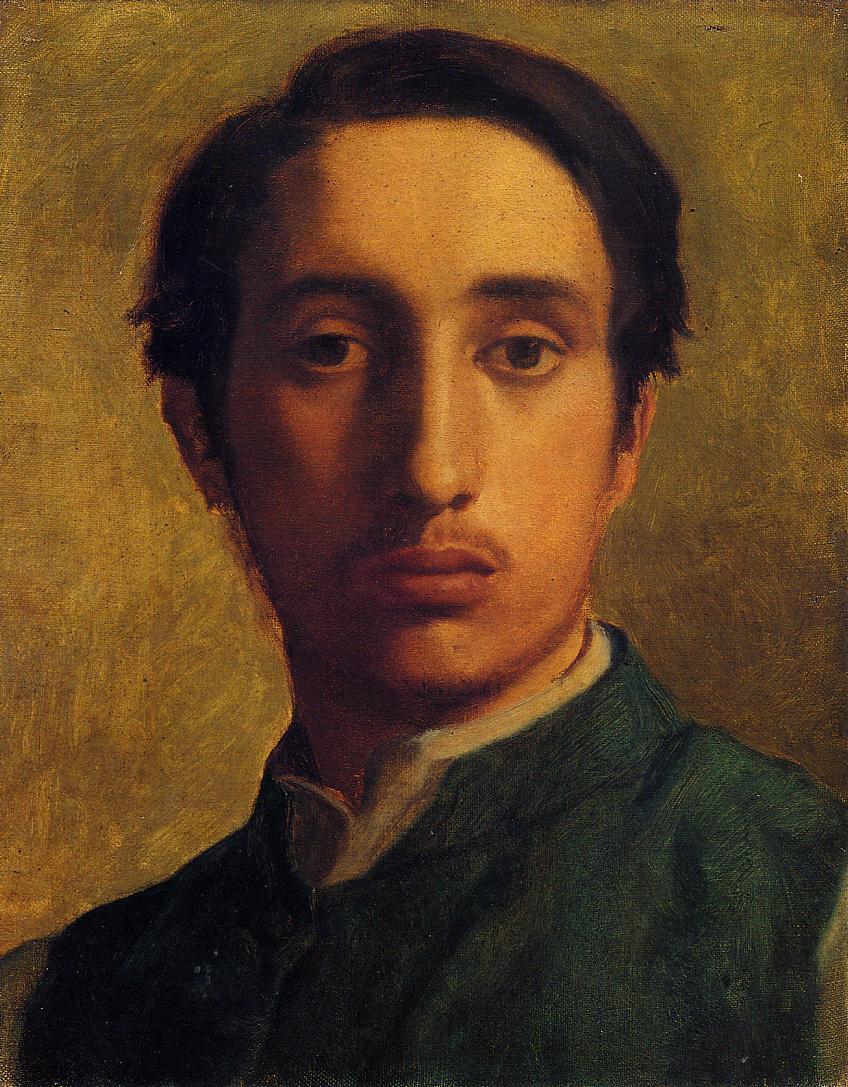 Degas - Degas in a Green Jacket, 1855-1856.jpg