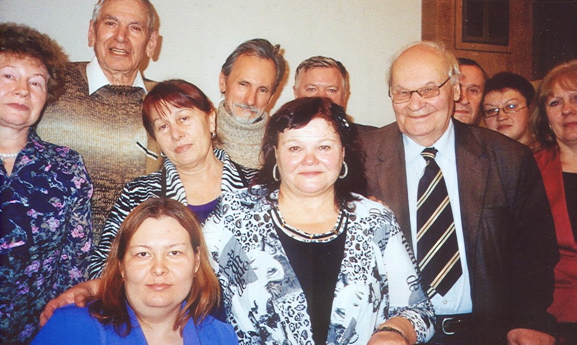 Тамара Лосева с московскими писателями Иваном Рыжиковым, Татьяной Уваровой