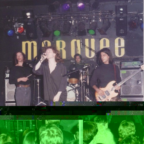 На концерте в 1992 году. Слева направо: Бен Коулман, Тим Баунесс, Стив Джансен, Мик Карн