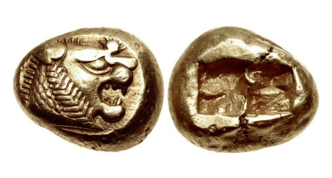 Файл:Монета Лидии. VI в. до н.э.jpg