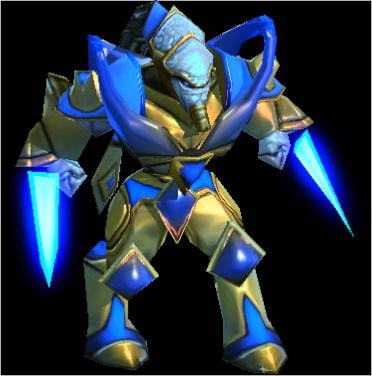Ранняя версия зилота в StarCraft II