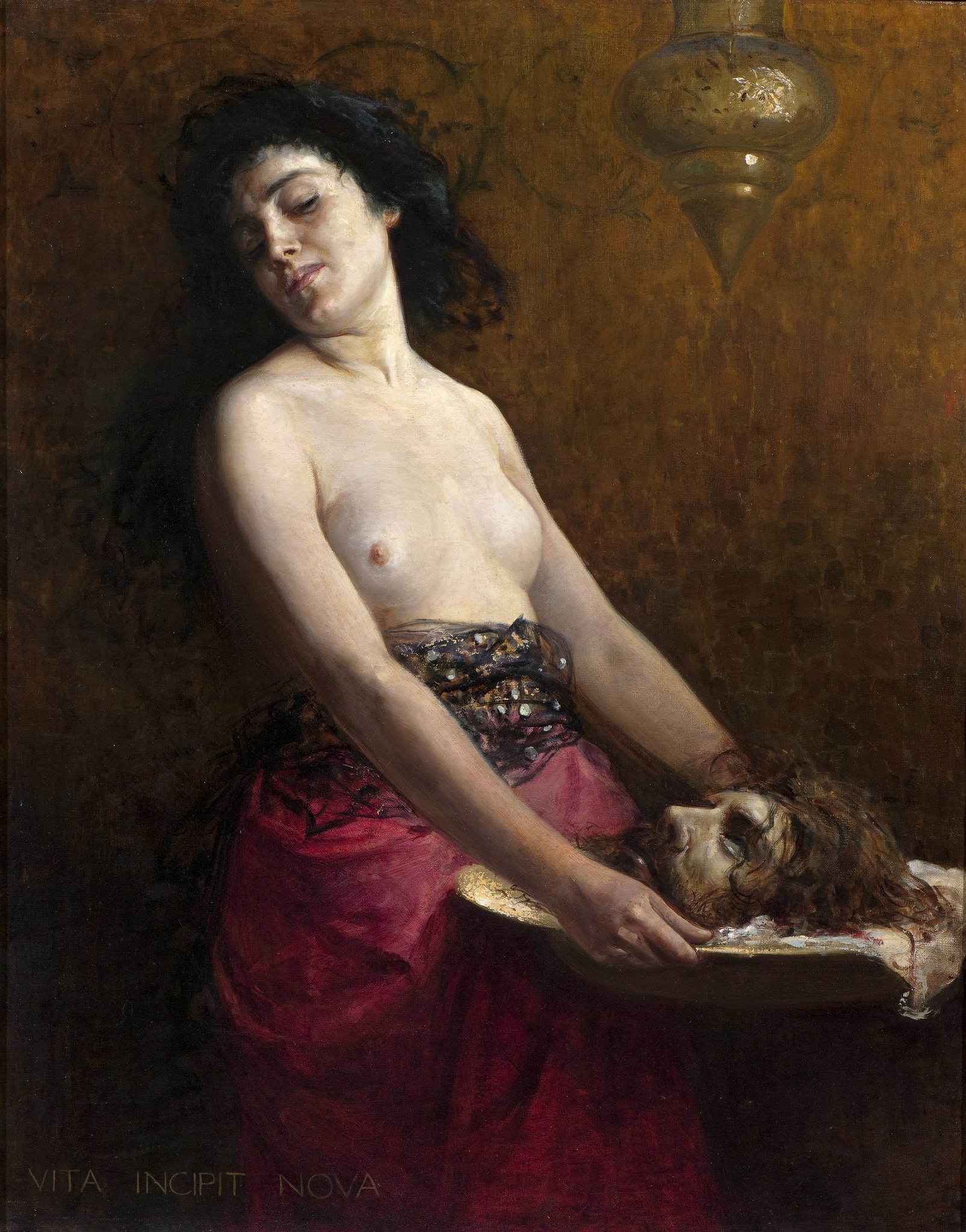 Alberto Artioli, Salomè che porta la testa del Battista, olio su tela, 1904.TIF.jpg