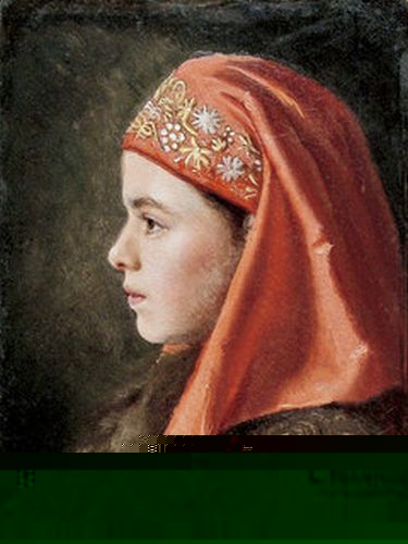 Портрет девочки. 1886 г.