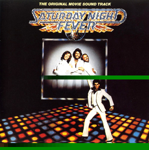 Обложка альбома «Saturday Night Fever» (Bee Gees, 1977)